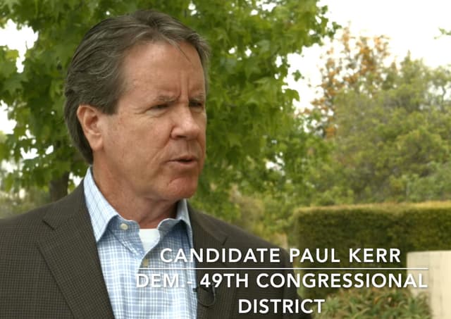 49th Congressional Cand. Paul Kerr: "Independent Vote Key To Winning Race"