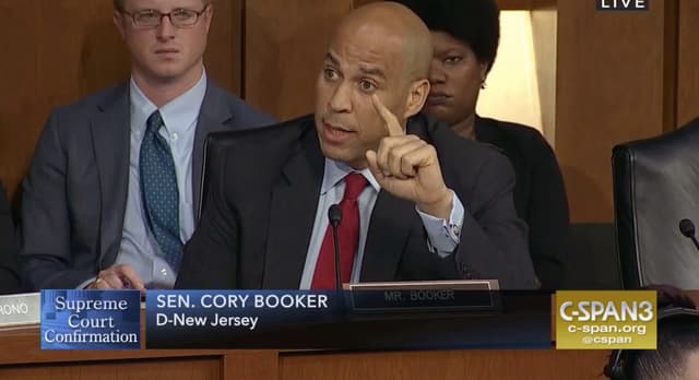 I Am Spartacus! Booker Theatrics Grabs Kavanaugh Hearing Headlines